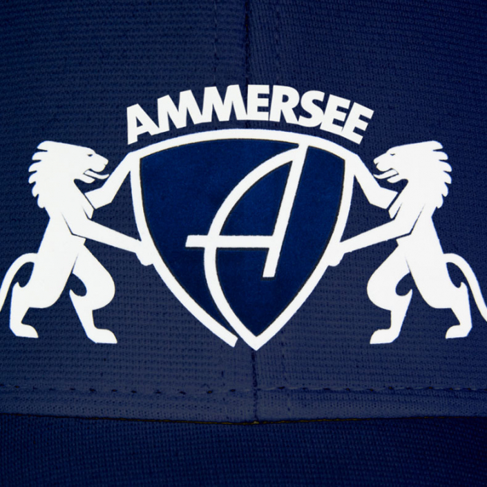 Ammersee Cap Sportfunktion Schirmmütze atmungsaktiv Lion | Navy White