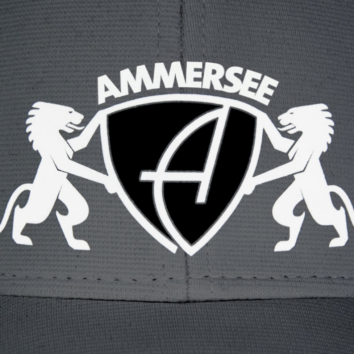 Ammersee Cap Sportfunktion Schirmmütze atmungsaktiv Lion | Anthra White