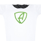 Damen Glitzer-Tshirt tailliert Kurzarmshirt Biobaumwolle CBe | White Greenstar