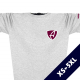 Ammersee T-Shirt Unisex Kurzarmshirt Biobaumwolle CSo | Grey Bordeaux