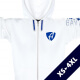 Ammersee Hoodie Kapuzenjacke Biobaumwolle CS | White Royal