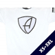 Glitzer T-Shirt Unisex Kurzarmshirt Biobaumwolle CBo | White Blackstar