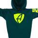 Kinder Ammersee Hoodie Kapuzenpullover Biobaumwolle SB | Forest Lime