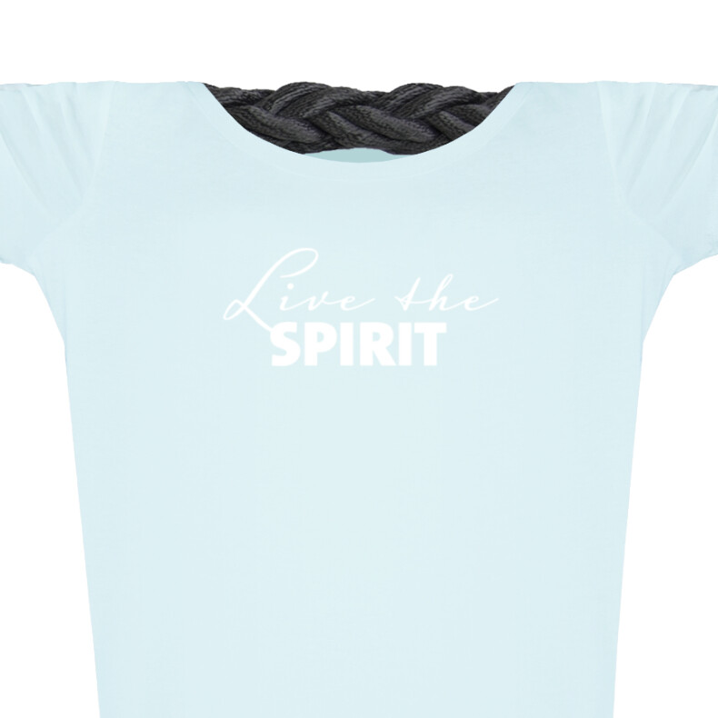 Damen T-Shirt tailliert Kurzarmshirt Biobaumwolle ST | Mint White