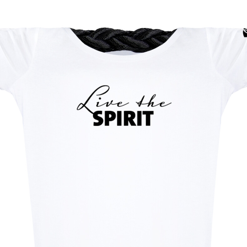 Damen T-Shirt tailliert Kurzarmshirt Biobaumwolle ST | White Black