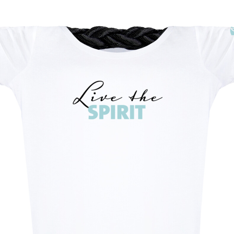 Damen T-Shirt tailliert Kurzarmshirt Biobaumwolle ST | White Mint