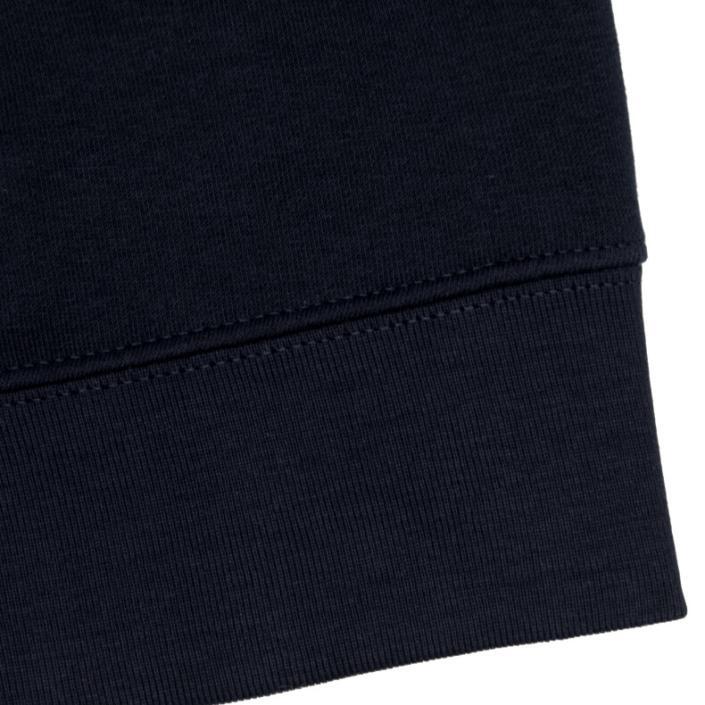 Ammersee Damen Sweatshirt Pullover mit Reissverschluss ST | Black White