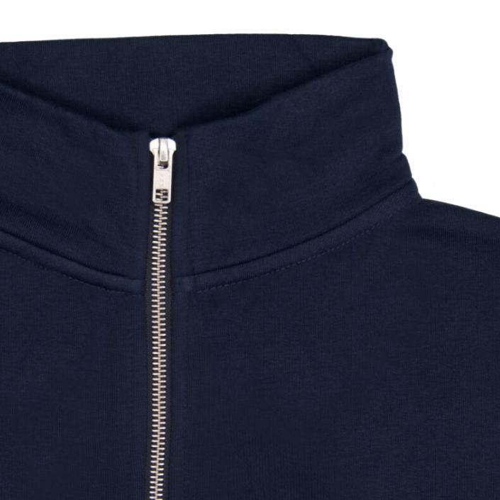 Ammersee Herren Sweatshirt Pullover mit Reissverschluss CGo | Navy Lime