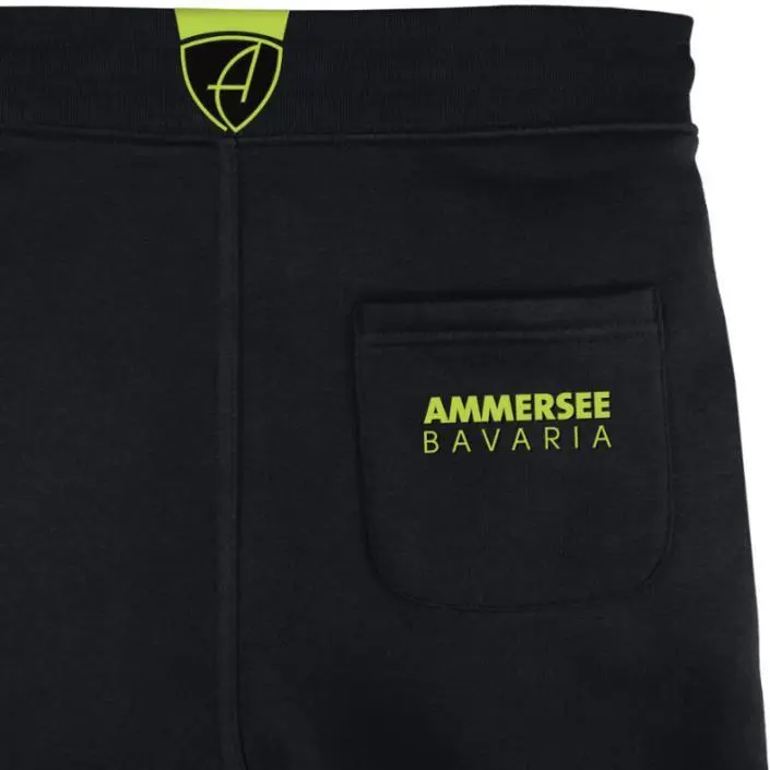 Ammersee Joggingshort Unisex Kurze Hose Biobaumwolle Bull | Black Apple