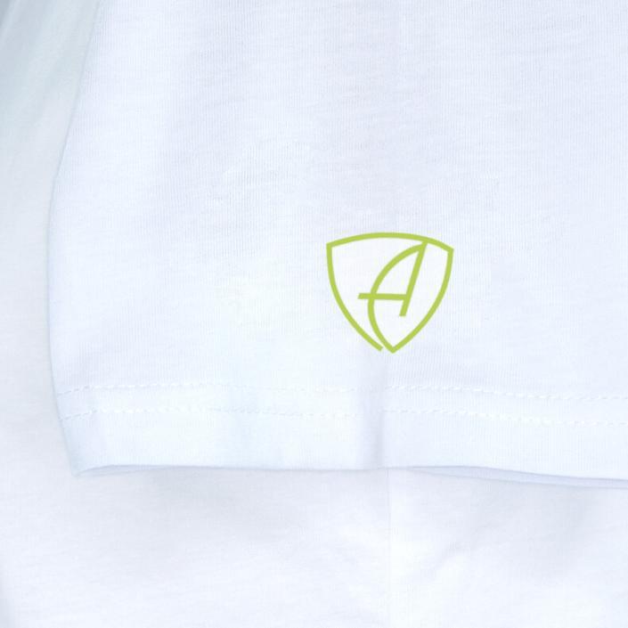 Ammersee T-Shirt Unisex Kurzarmshirt Biobaumwolle CTo | White Apple