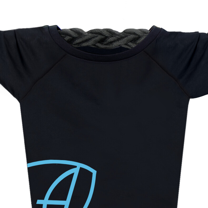Ammersee Damen Sweatshirt mit kurzer, lässiger Passform CGa | Black Aqua