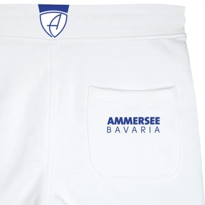 Ammersee Joggingshort Unisex Kurze Hose Biobaumwolle Bull | White Royal
