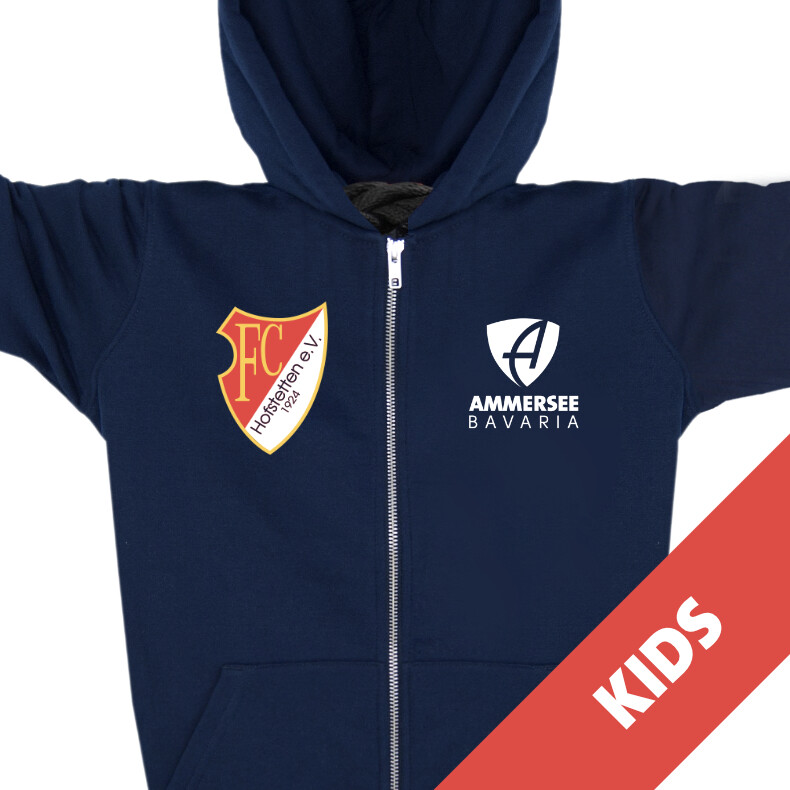 FC Hofstetten Kinder Kapuzenjacke Standard | Navy Red