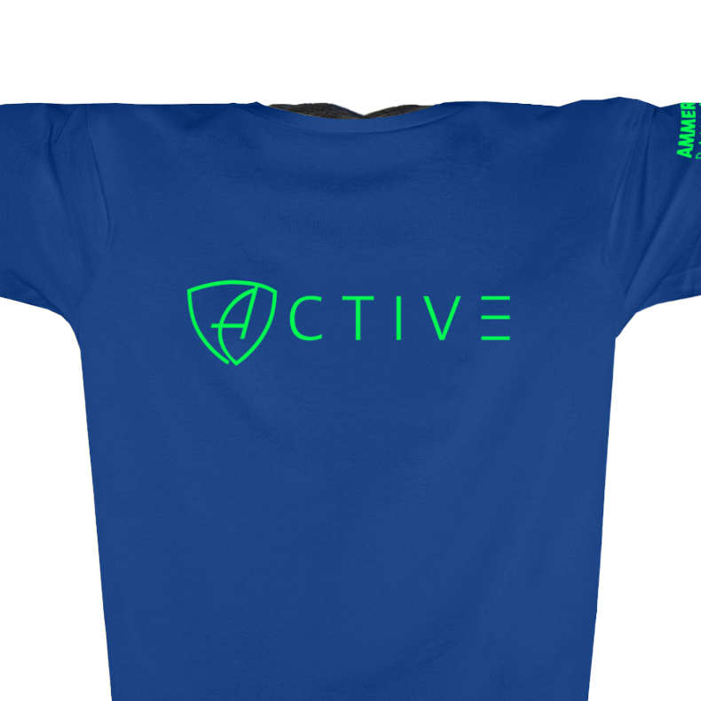 Herren T-Shirt Sportfunktion Active Eco Sports ABt | Blue Neongreen