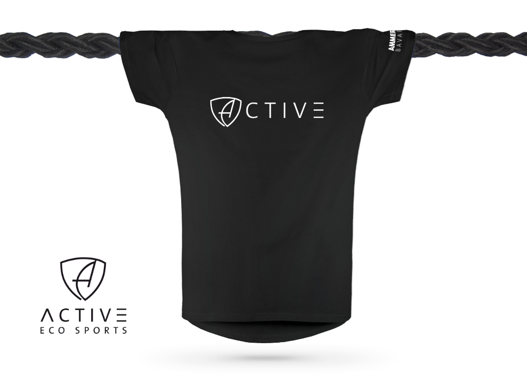 Damen T-Shirt Sportfunktion Active Eco Sports ABt | Black White