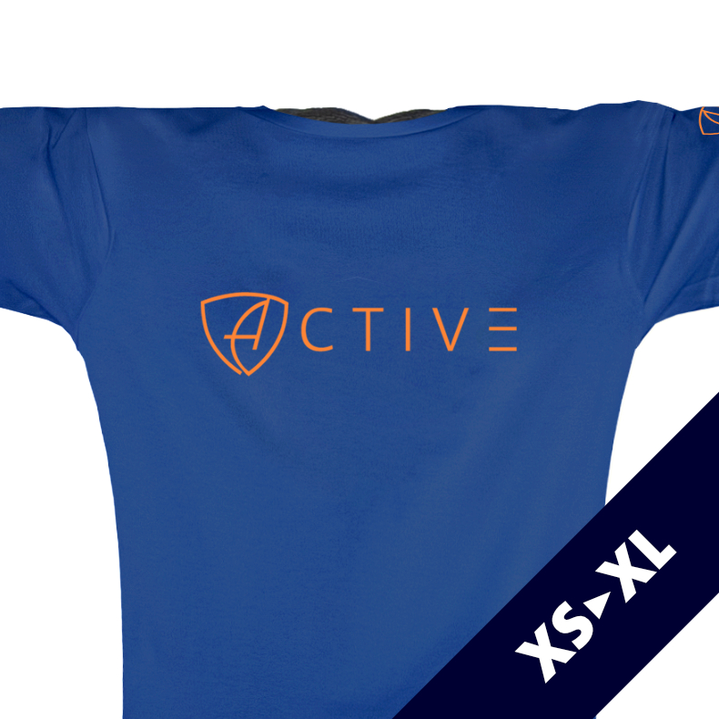 Damen T-Shirt Sportfunktion Active Eco Sports ABt | Blue Neonorange