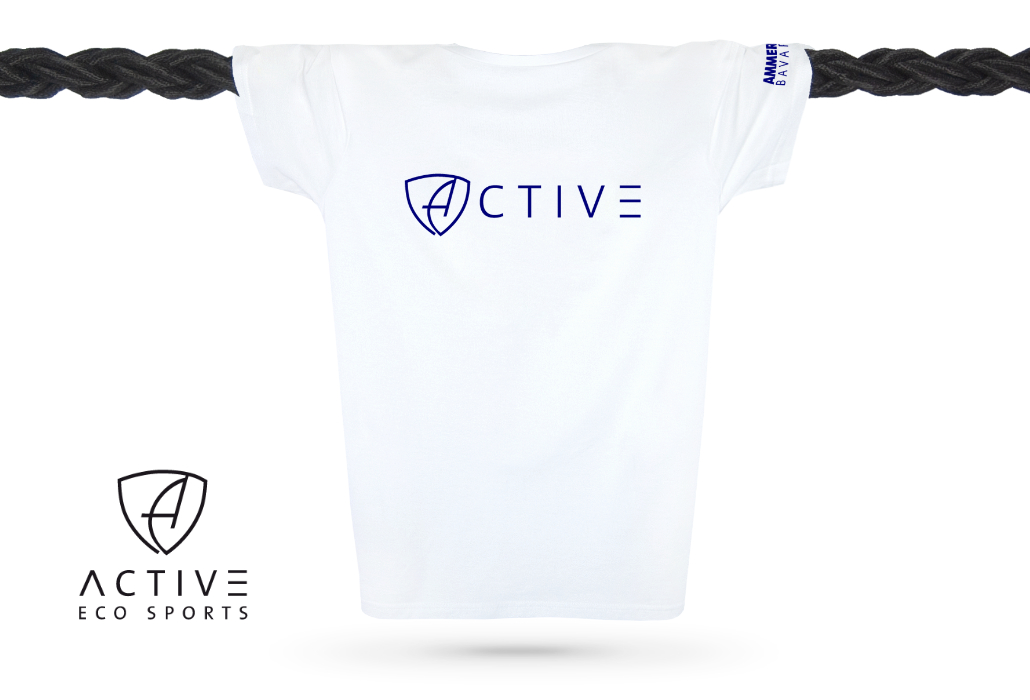 Herren T-Shirt Sportfunktion Active Eco Sports ABt | White Royal