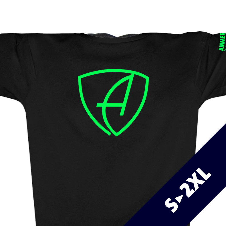 Herren T-Shirt Sportfunktion Active Eco Sports CBo | Black Neongreen