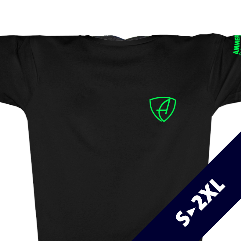 Herren T-Shirt Sportfunktion Active Eco Sports CGo | Black Neongreen