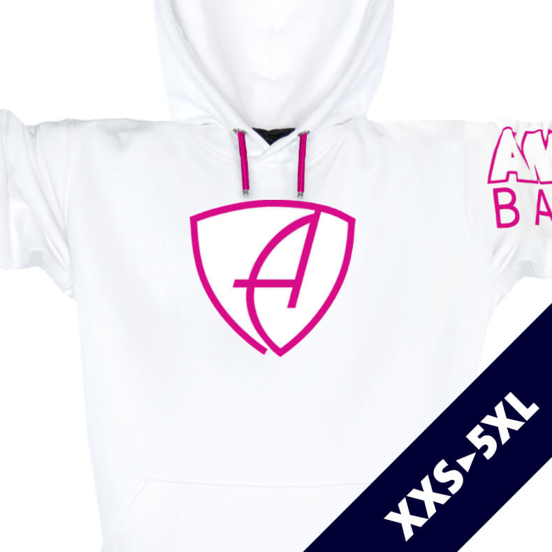 Ammersee Kapuzenpullover Hoodie 100% Biobaumwolle CBo | White Berry