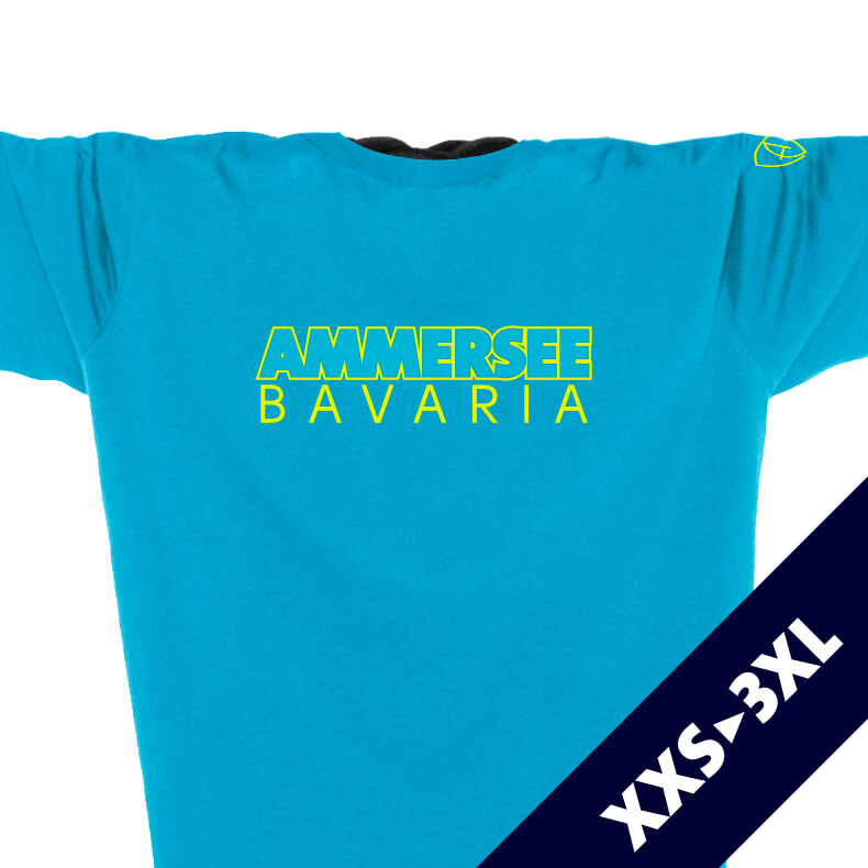 Ammersee T-Shirt Unisex 100 % Biobaumwolle CTo | Aqua Lime