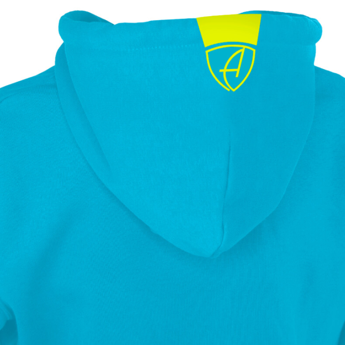 Ammersee Kapuzenpullover Hoodie 100% Biobaumwolle CTo | Aqua Lime