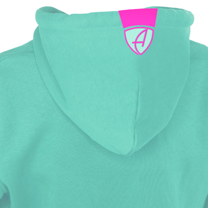 Ammersee Kapuzenpullover Hoodie 100% Biobaumwolle ST | Mint Bubble