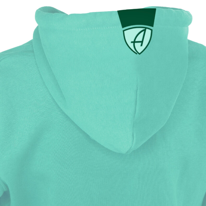 Ammersee Kapuzenpullover Hoodie 100% Biobaumwolle ST | Mint Forest