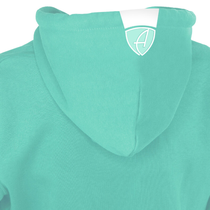 Ammersee Kapuzenpullover Hoodie 100% Biobaumwolle CBo | Mint White