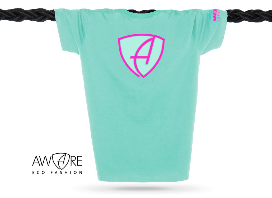 AMMERSEE T-Shirt Unisex Mint Ammersee T-Shirt Unisex 100 % Biobaumwolle CBo | Mint Bubble
