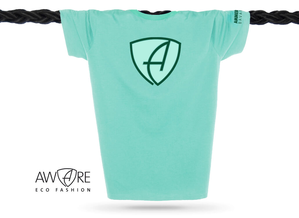 AMMERSEE T-Shirt Unisex Mint Ammersee T-Shirt Unisex 100 % Biobaumwolle CBo | Mint Forest