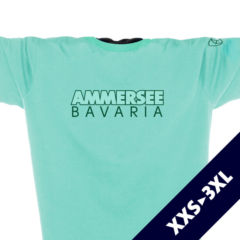 Ammersee T-Shirt Unisex 100 % Biobaumwolle CTo | Mint Forest