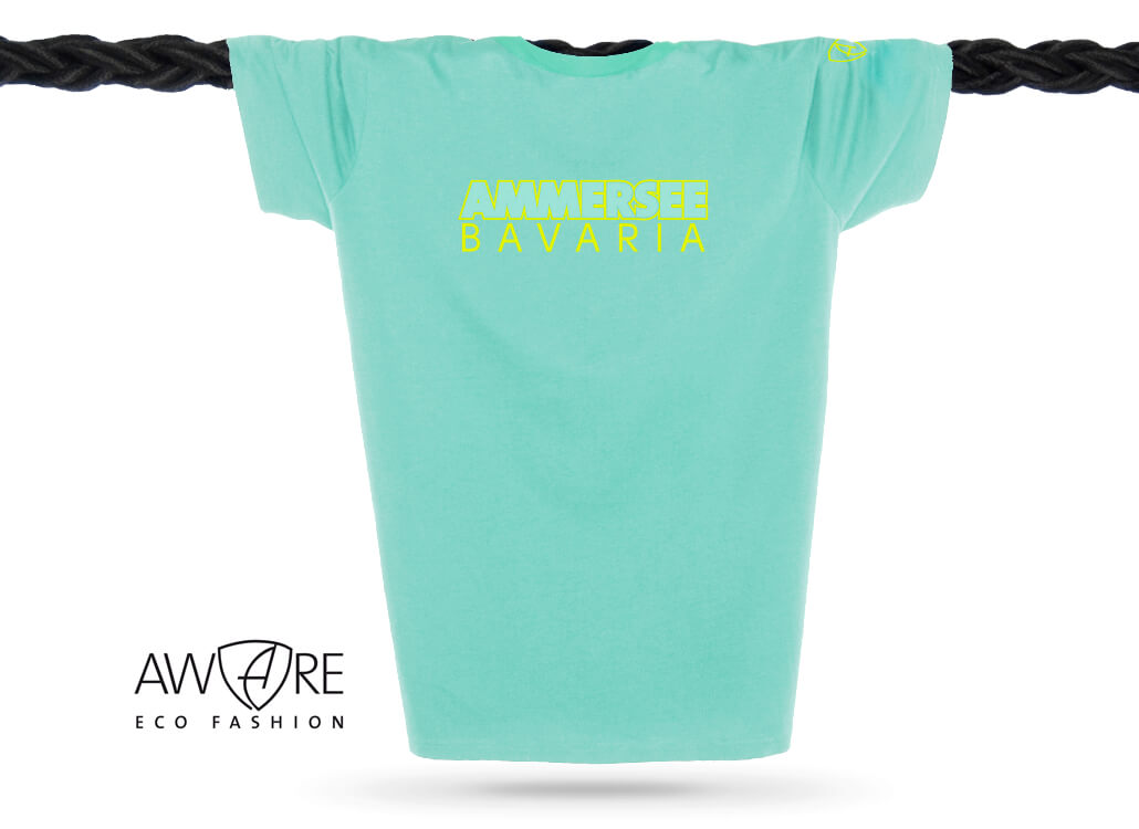 AMMERSEE T-Shirt Unisex Mint Ammersee T-Shirt Unisex 100 % Biobaumwolle CTo | Mint Lime