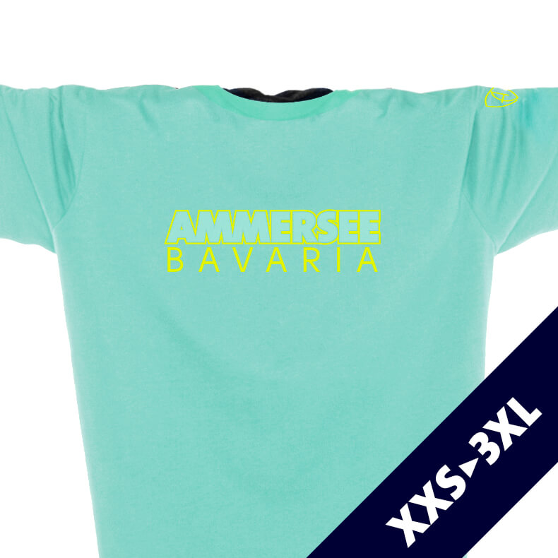 Ammersee T-Shirt Unisex 100 % Biobaumwolle CTo | Mint Lime