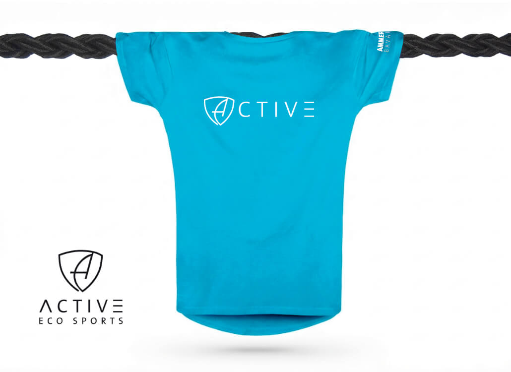 Damen T-Shirt Sportfunktion Active Eco Sports ABt | Aqua White