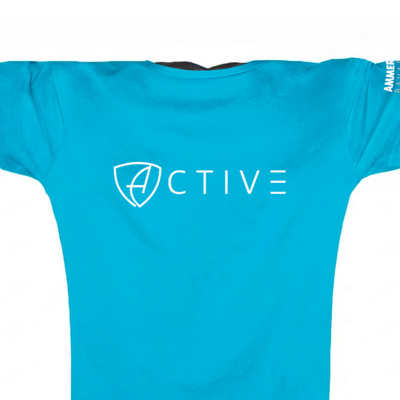 Damen T-Shirt Sportfunktion Active Eco Sports ABt | Aqua White