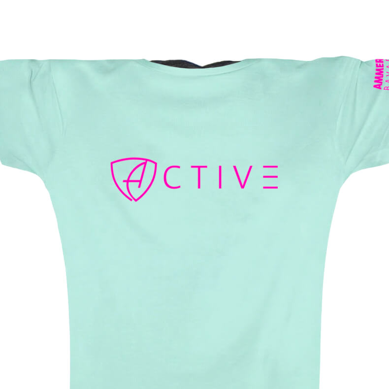 Damen T-Shirt Sportfunktion Active Eco Sports ABt | Mint Pink