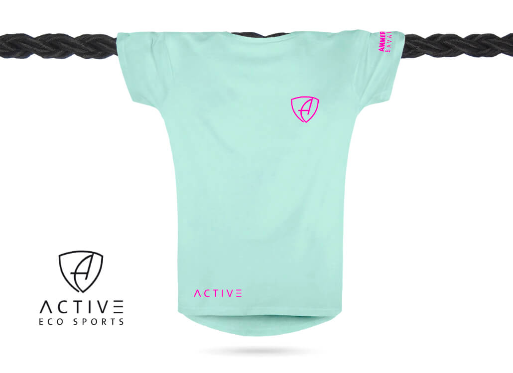 Damen T-Shirt Sportfunktion Active Eco Sports CGo | Mint Pink