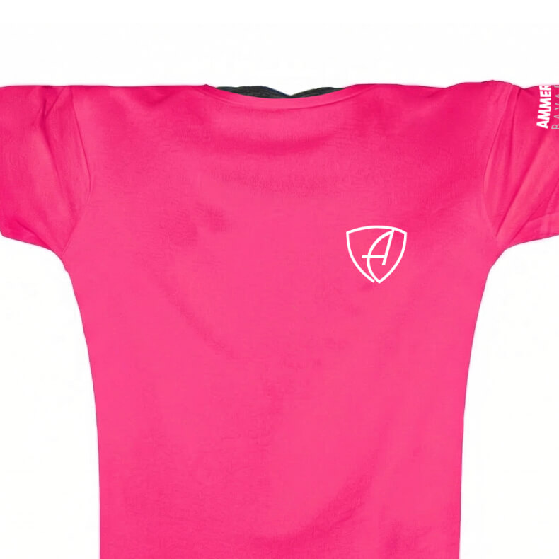 Damen T-Shirt Sportfunktion Active Eco Sports CGo | Neopink White