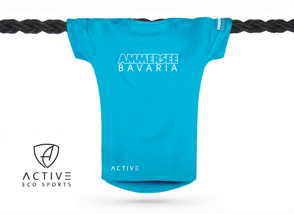 Damen T-Shirt Sportfunktion Active Eco Sports CTo | Aqua White