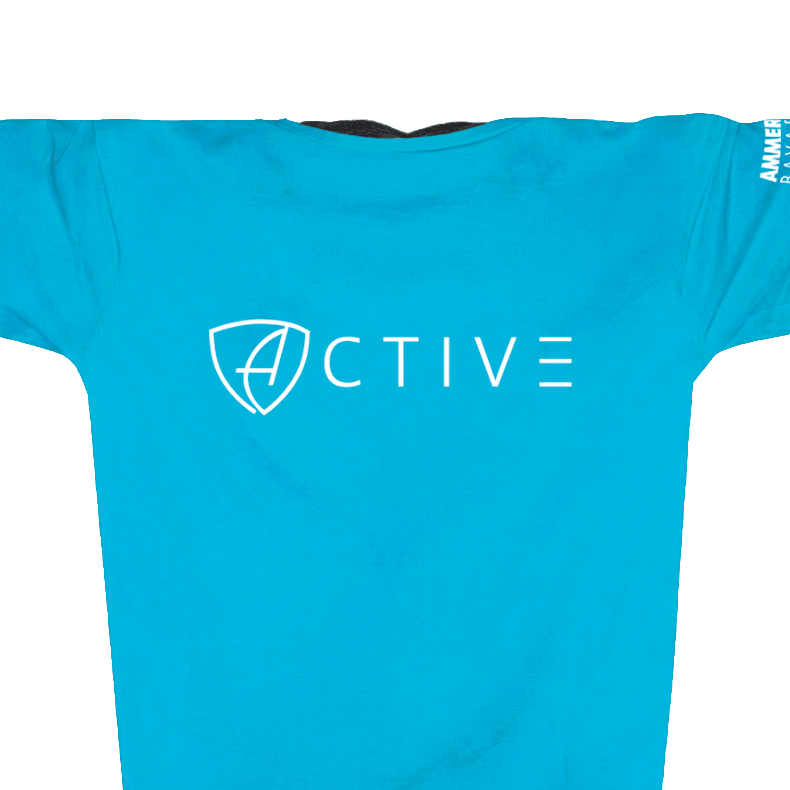 Herren T-Shirt Sportfunktion Active Eco Sports ABt | Aqua White