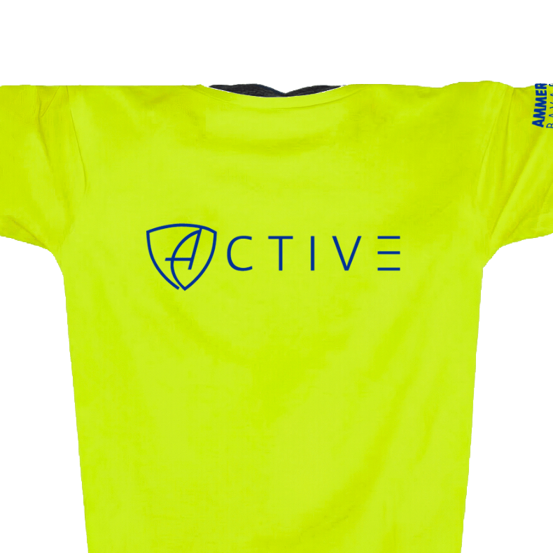 Herren T-Shirt Sportfunktion Active Eco Sports ABt | Neolime Navy