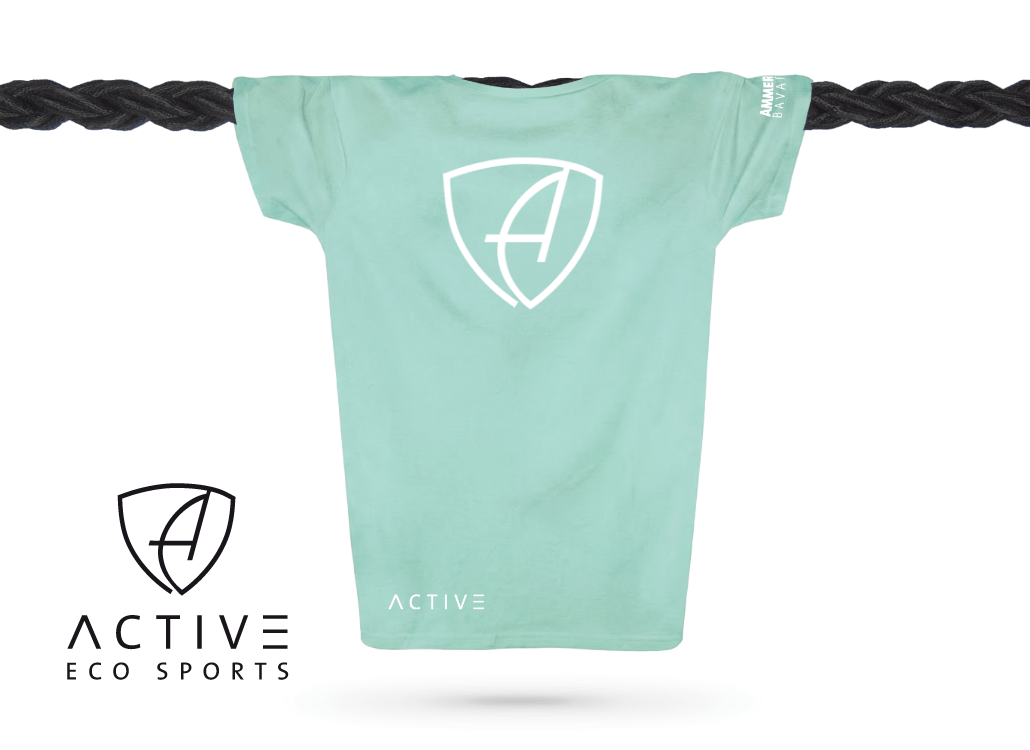 Herren T-Shirt Sportfunktion Active Eco Sports CBo | Mint White