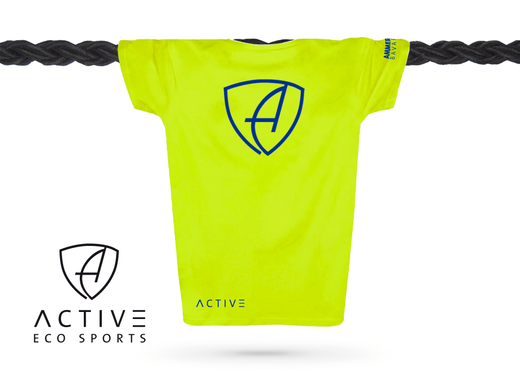 Herren T-Shirt Sportfunktion Active Eco Sports CBo | Neolime Navy