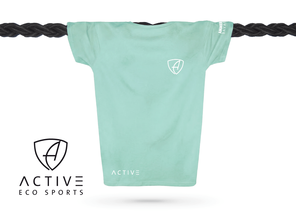 Herren T-Shirt Sportfunktion Active Eco Sports CGo | Mint White