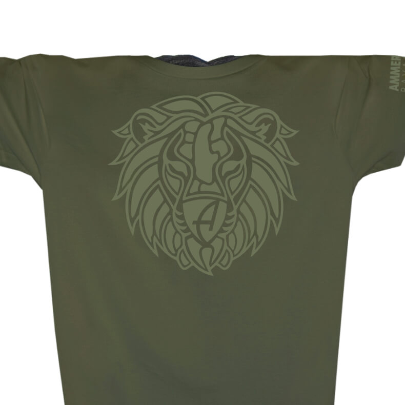 Ammersee Löwen T-Shirt Unisex 100 % Biobaumwolle Lion | Khaki Khaki