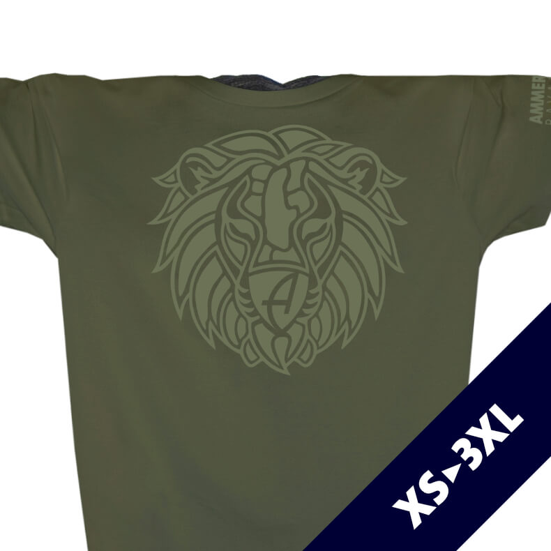Ammersee Löwen T-Shirt Unisex 100 % Biobaumwolle Lion | Khaki Khaki