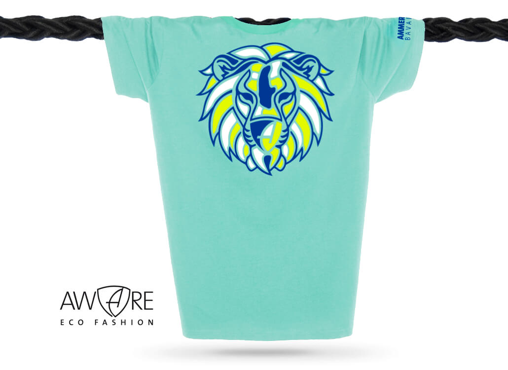 Ammersee Löwen T-Shirt Unisex 100 % Biobaumwolle Lion | Mint Alex