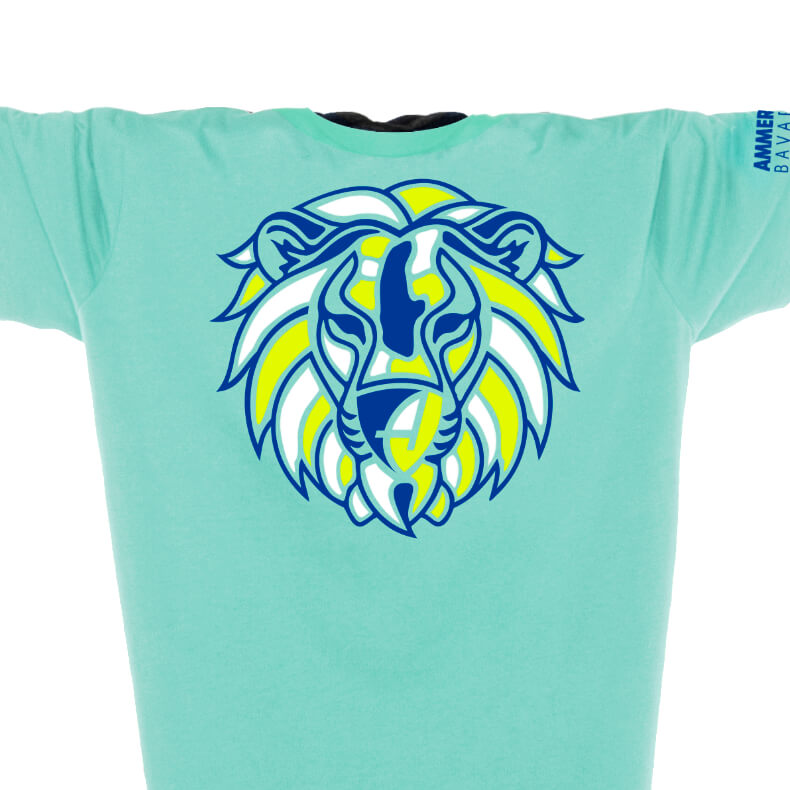Ammersee Löwen T-Shirt Unisex 100 % Biobaumwolle Lion | Mint Alex