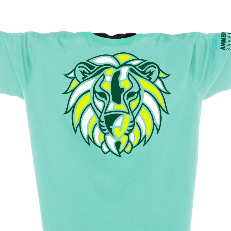 Sport- & Freizeitmode aus Bayern 204 abs utshirt lionhead mintbreeze0201